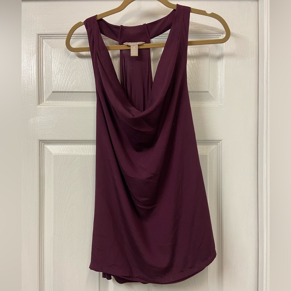 Banana republic scoop neck razor back top
